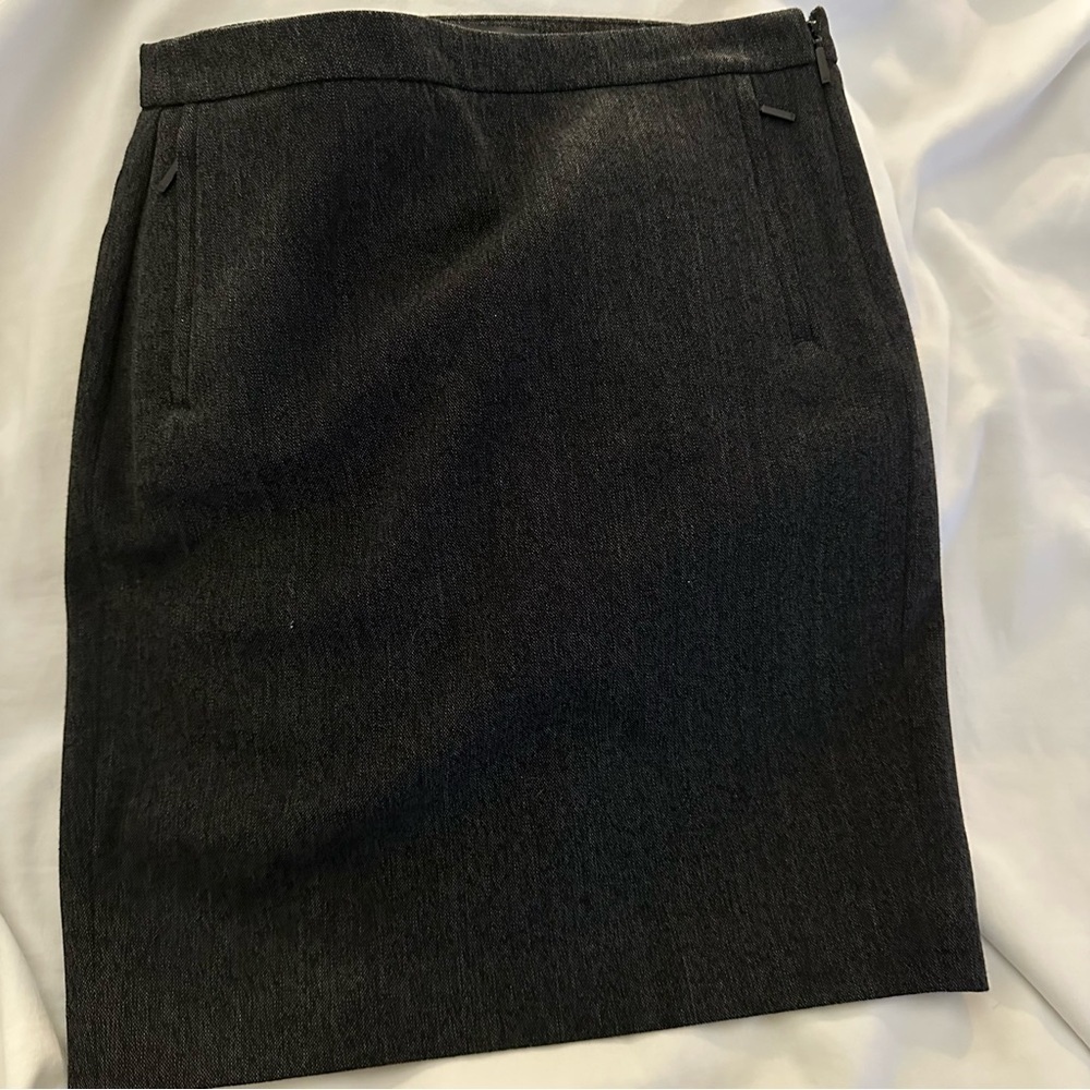 Dark Gray Pencil Skirt